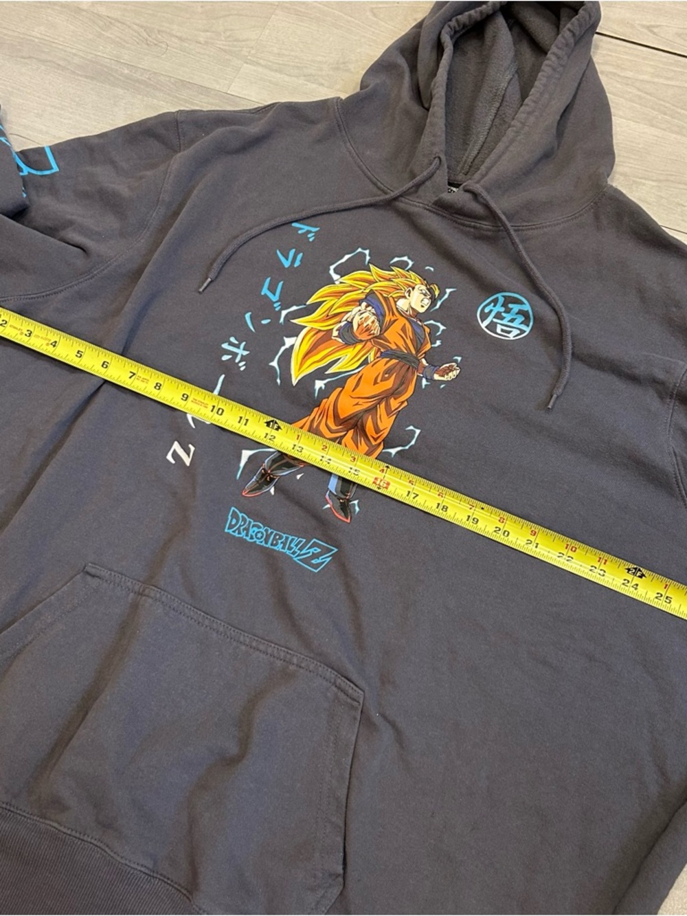 Dragon Ball Z Goku Hoodie 3XL Toei Animation Anime Graphic Pullover Sweatshirt - Picture 7 of 11